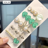 Impression 5 pcs Large Hair Claw Clips for Thick Thin Hair (Pack of 12)